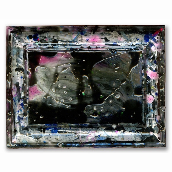 2 Framed Abstract Resin Paintings, by Kathy Morton Stanion - Secret Thoughts 1 - Picture 4 of 5